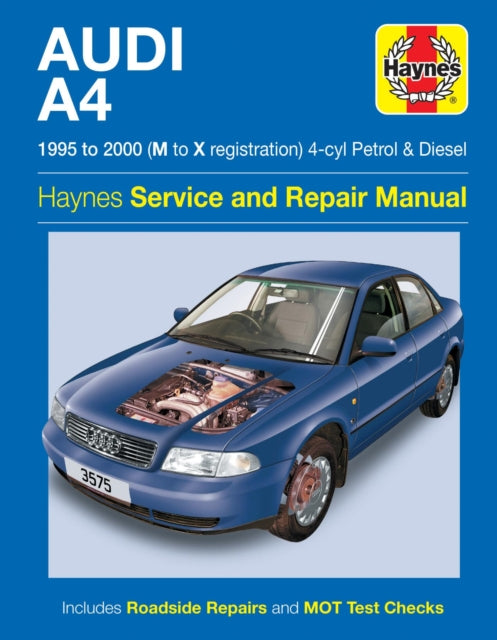 Audi A4 Petrol & Diesel (95 - 00) Haynes Repair Manual: 95-00