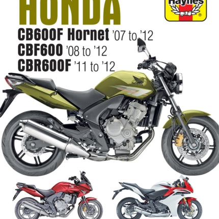 Honda CB600 Hornet, CBF600 & CBR600F (07 - 12)