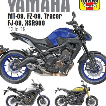 Yamaha MT-09, FZ-09, Tracer, FJ-09, XSR900 (03 -19): 2013 to 2019