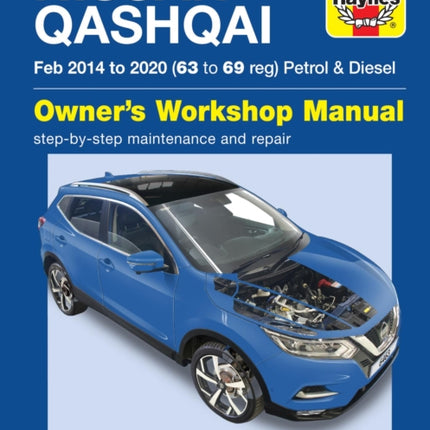 Nissan Qashqai Petrol & Diesel (Feb '14-'20) 63 to 69