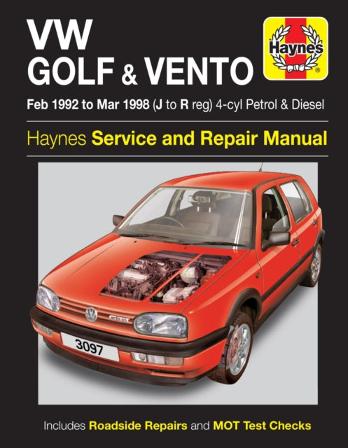 VW Golf & Vento Petrol & Diesel (Feb 92 - Mar 98)