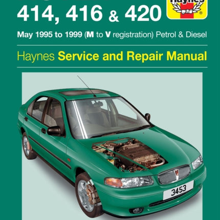 Rover 414, 416 & 420 Petrol & Diesel (May 95 - 99): Owners Workshop Manual