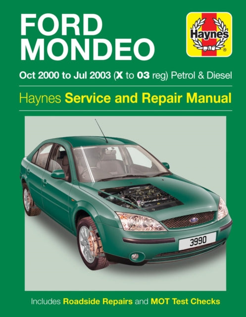 Ford Mondeo Petrol  Diesel Oct 00  Jul 03 Haynes Repair Manual