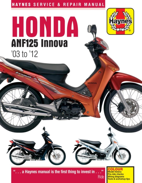 Honda ANF125 Innova Scooter (03 - 12)