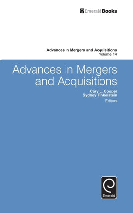 Advances in Mergers and Acquisitions