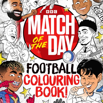 The Match of the Day Football Colouring Book