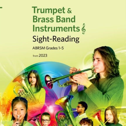 Sight-Reading for Trumpet and Brass Band Instruments (treble clef), ABRSM Grades 1-5, from 2023: Trumpet, Cornet, Flugelhorn, Eb Horn, Baritone (treble clef), Euphonium (treble clef), Tuba (treble clef)