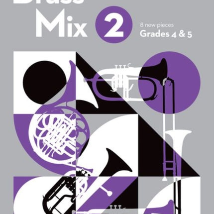 Brass Mix, Book 2, Piano Accompaniment B flat: 8 new pieces for Brass, Grades 4 & 5