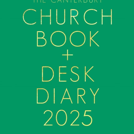 The Canterbury Church Book and Desk Diary 2025