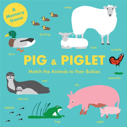 Pig and Piglet: Match the Animals to Their Babies