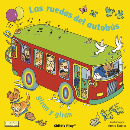 Las ruedas del autobús giran y giran