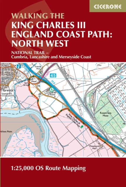 Walking the King Charles III England Coast Path North West  Cumbria Map Booklet