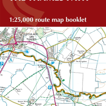 The Thames Path Map Booklet: 1:25,000 OS Route Map Booklet