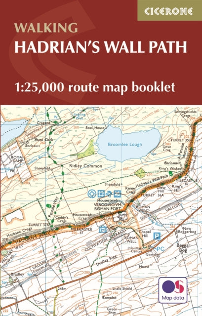 Hadrian's Wall Path Map Booklet: 1:25,000 OS Route Mapping