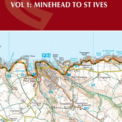 South West Coast Path Map Booklet  Vol 1 Minehead to St Ives