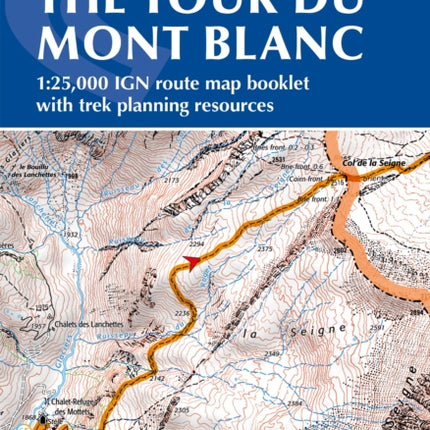 Tour du Mont Blanc Map Booklet