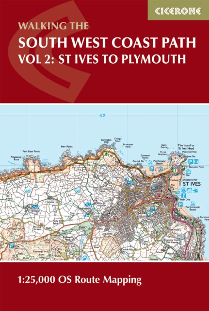 South West Coast Path Map Booklet  Vol 2 St Ives