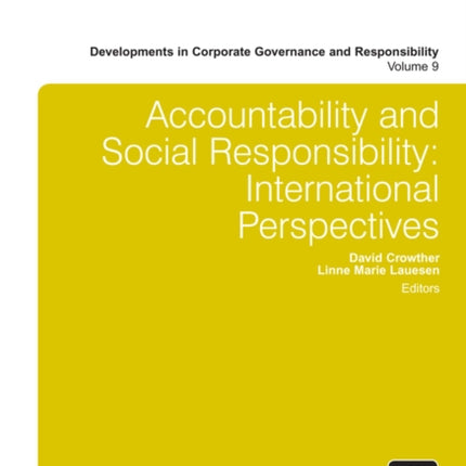 Accountability and Social Responsibility: International Perspectives