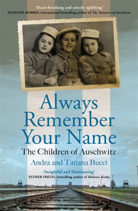 Always Remember Your Name: ‘Heartbreaking and utterly uplifting’ Heather Morris, author of The Tattooist of Auschwitz