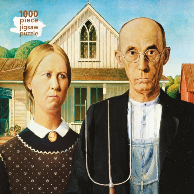 Grant Wood American Gothic jigsaw 1000 piece jigsaw 1000piece jigsaws 1000piece Jigsaw Puzzles