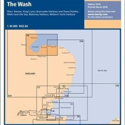 Imray Chart Y9: The Wash