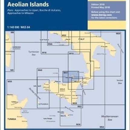 Imray Chart M47: Aeolian Islands