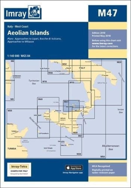 Imray Chart M47: Aeolian Islands