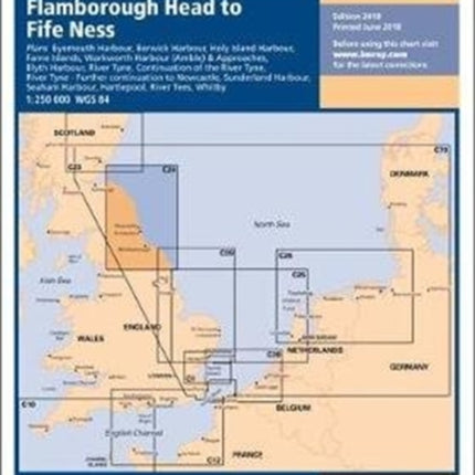 Imray Chart C24: Flamborough Head to Fife Ness