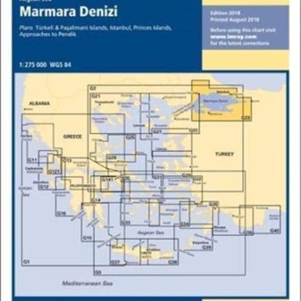 Imray Chart G23: Marmara Denizi