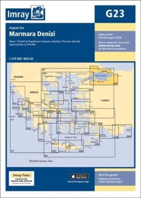 Imray Chart G23: Marmara Denizi