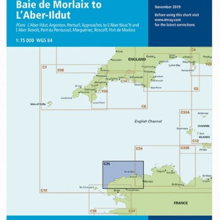 Imray Chart C35: Baie de Morlaix to L'Aber-Ildut: 2019