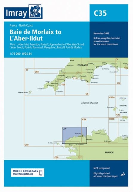 Imray Chart C35: Baie de Morlaix to L'Aber-Ildut: 2019