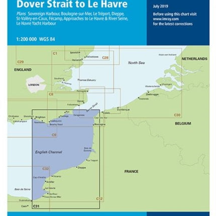 Imray Chart C31: Dover Strait to Le Havre