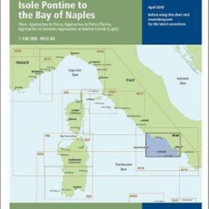 Imray Chart M46: Isole Pontine to the Bay of Naples: 2019