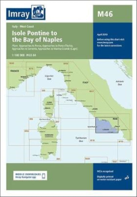 Imray Chart M46: Isole Pontine to the Bay of Naples: 2019