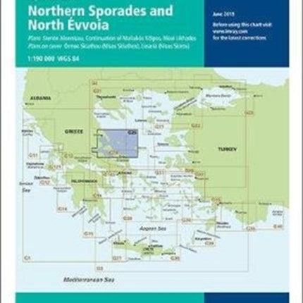 Imray Chart G25: Northern Sporades and North Evvoia