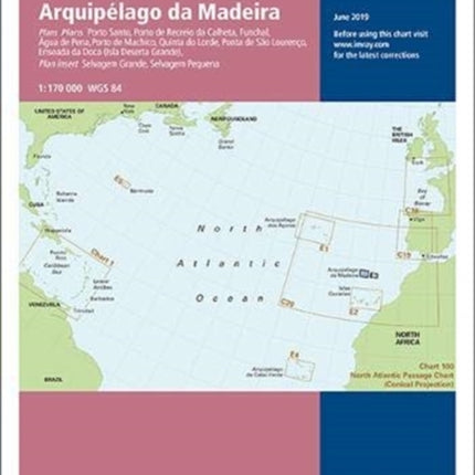 Imray Chart E3: Arquipelago da Madeira