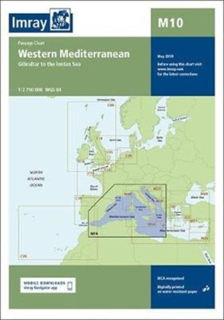 Imray Chart M10: Western Mediterranean