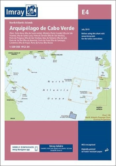 Imray Chart E4: Arquipelago de Cabo Verde: 2019