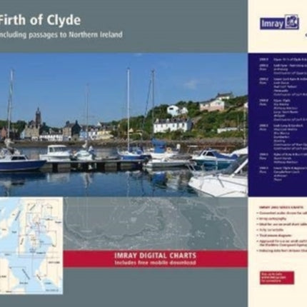 Imray Chart Pack 2900 Firth of Clyde Chart Pack: Firth of Clyde Includes passages to Northern Ireland