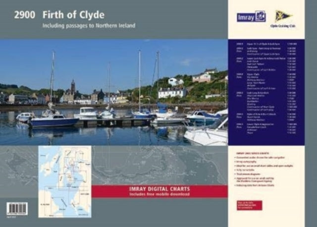 Imray Chart Pack 2900 Firth of Clyde Chart Pack: Firth of Clyde Includes passages to Northern Ireland