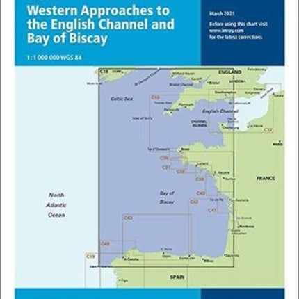 C18 Western Approaches to the English Channel & Bay of Biscay: Passage Chart: 2021