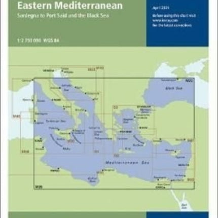 Imray Chart M20: Eastern Mediterranean: 2021