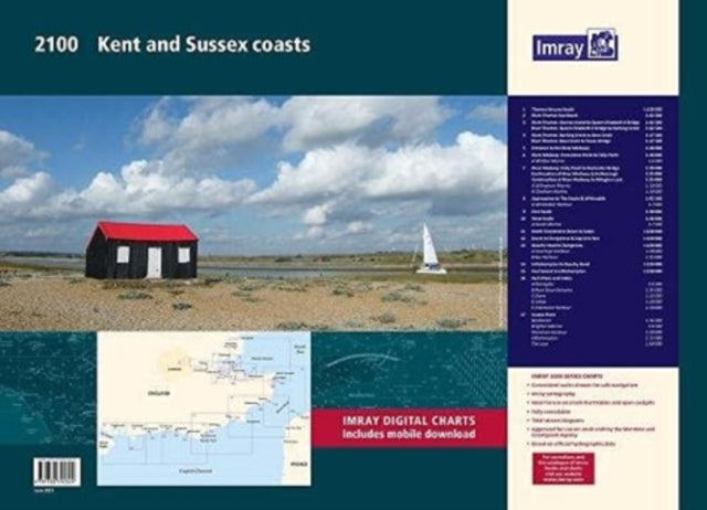 2100 Kent and Sussex Coasts Chart Pack: Thames Estuary to the Solent: 2021: 2000 Chart Series