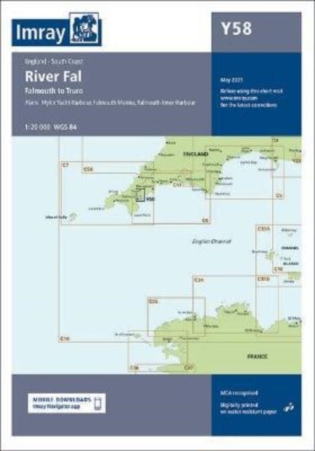 Imray Chart Y58: River Fal: 2021