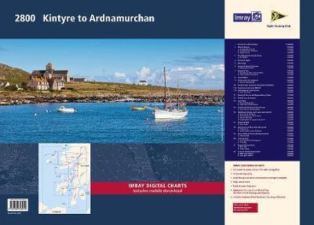 Imray 2800 Chart Pack: Kintyre to Ardnamurchan Chart Pack: 2021