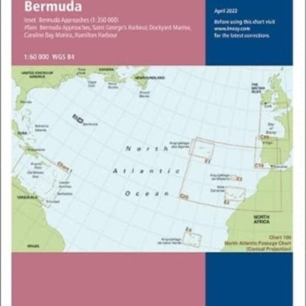 Imray Chart E5: Bermuda: 2022