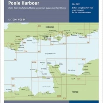 Imray Chart Y23: Poole Harbour: 2022