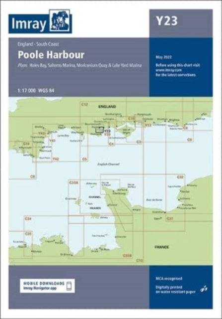 Imray Chart Y23: Poole Harbour: 2022