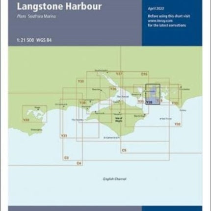 Imray Chart Y28: Langstone Harbour: 2022